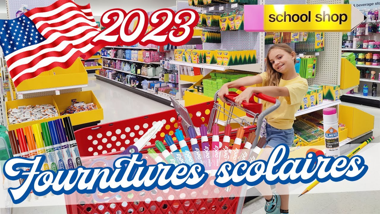 [ÉCOLE AMÉRICAINE] FOURNITURES SCOLAIRES 2023 (5th Grade, dernière année de primaire) 🍎