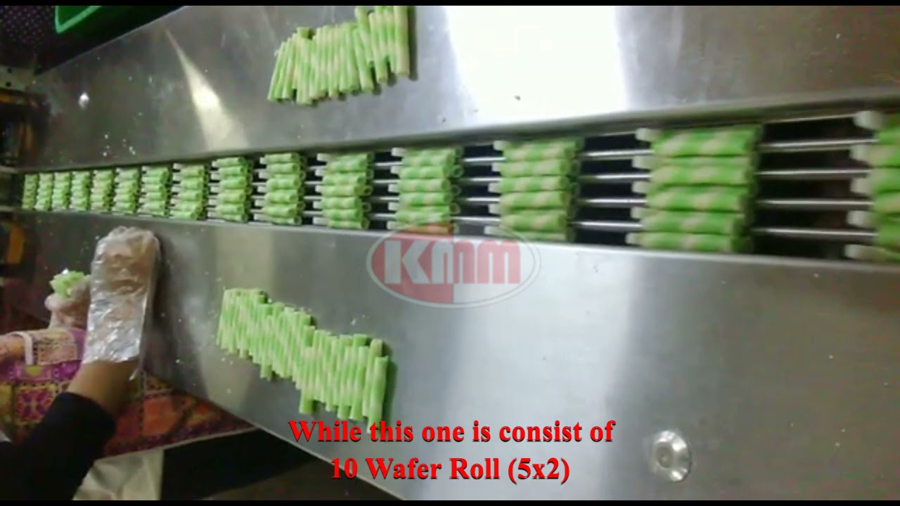 Automatic Wafer Roll Packaging Machine