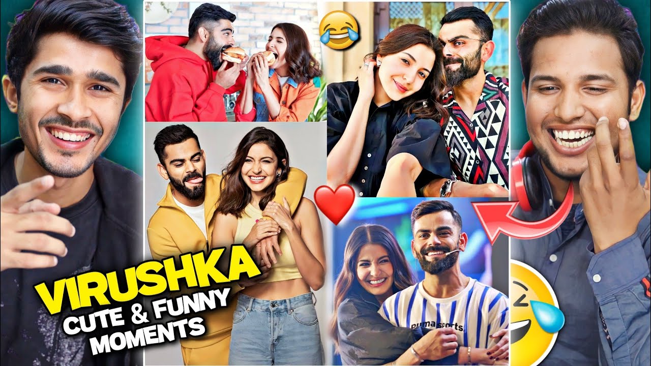 #VIRUSHKA - VIRAT KOHLI AND ANUSHAKA SHARMA CUTEST MOMENTS & EDITS PART 2 REACTION 😂❤️ | V2FUNREACTS