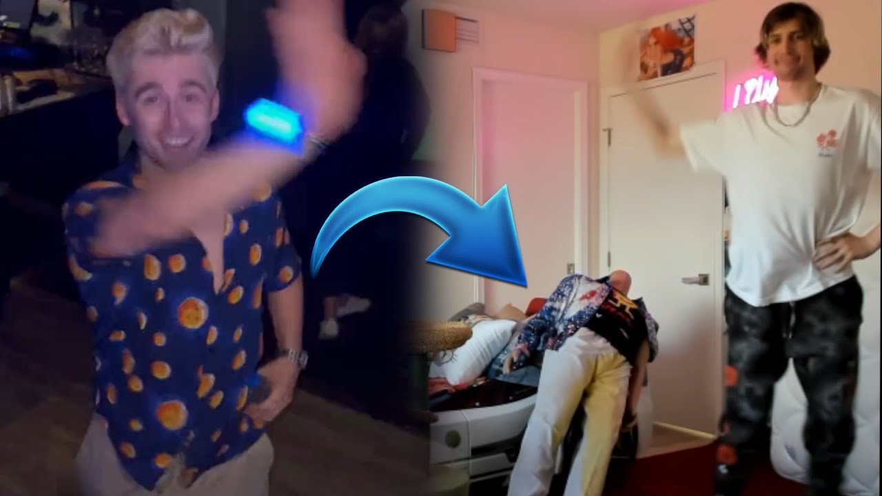 xQc tries to Dance like Ludwig (with chat) (very zesty)