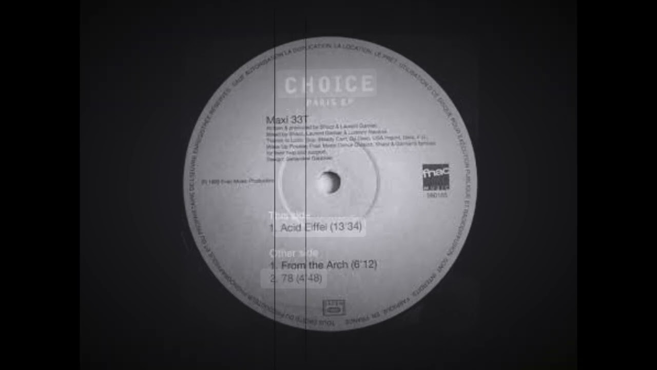 Laurent Garnier - Acid Eiffel ( G.Pertichi Cover )