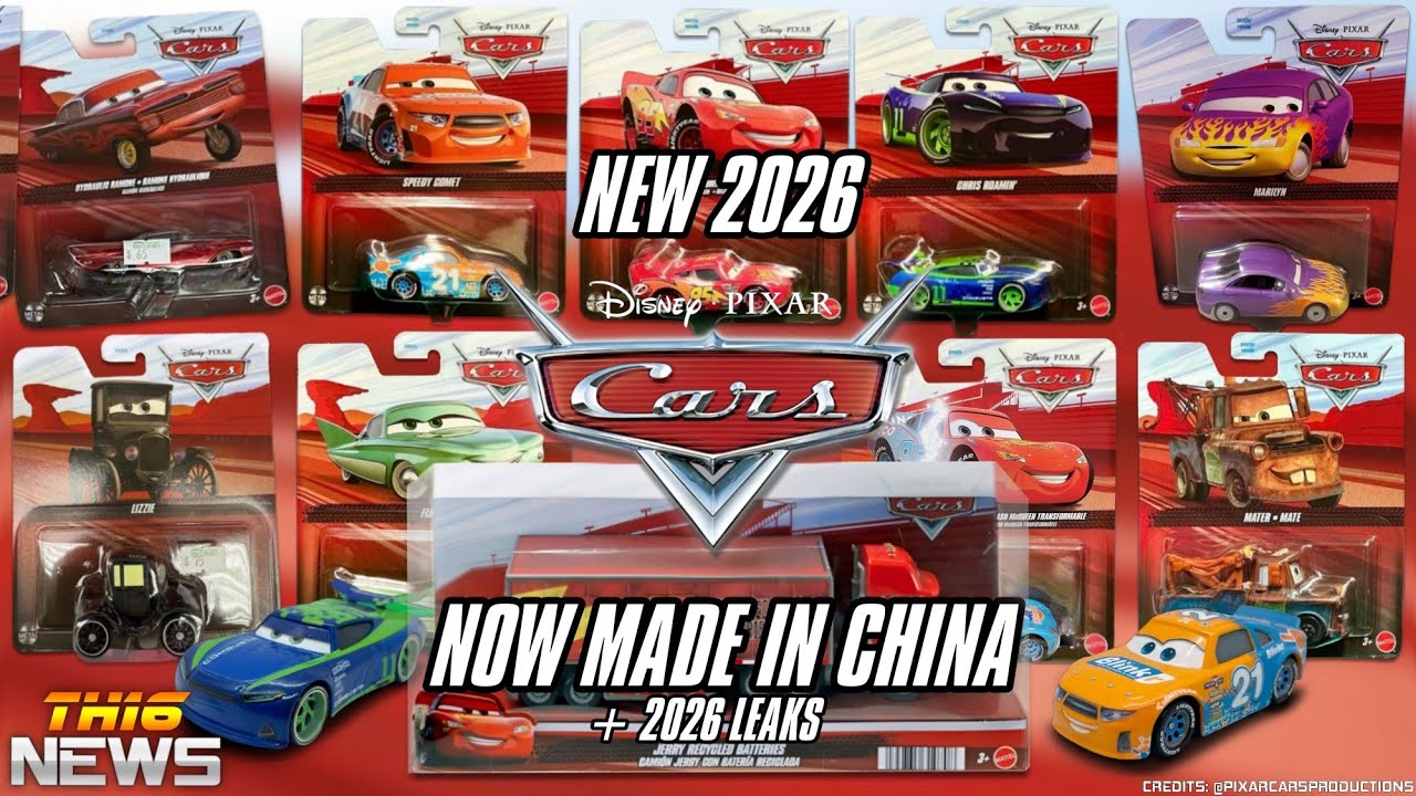 New 2026 Disney Cars Diecast Leaks: Celebration Singles, Haulers, Dale Earnhardt Jr &more | TH16News
