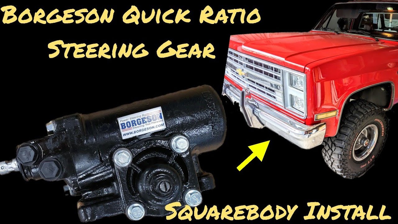 ЛУЧШАЯ модернизация рулевого управления для грузовиков Chevy K10 Squarebody 1973–1987 годов (коро...