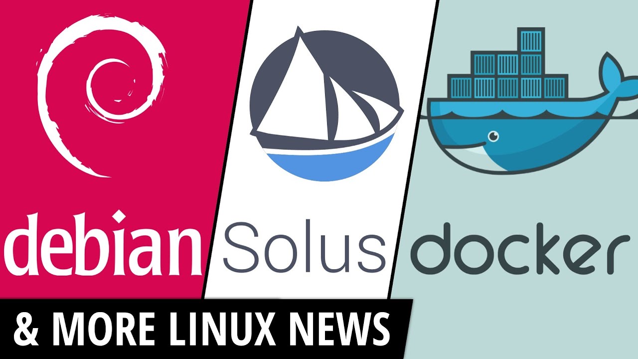 Debian Survey, State of Solus, Docker Drama, Halo, and more Linux news!
