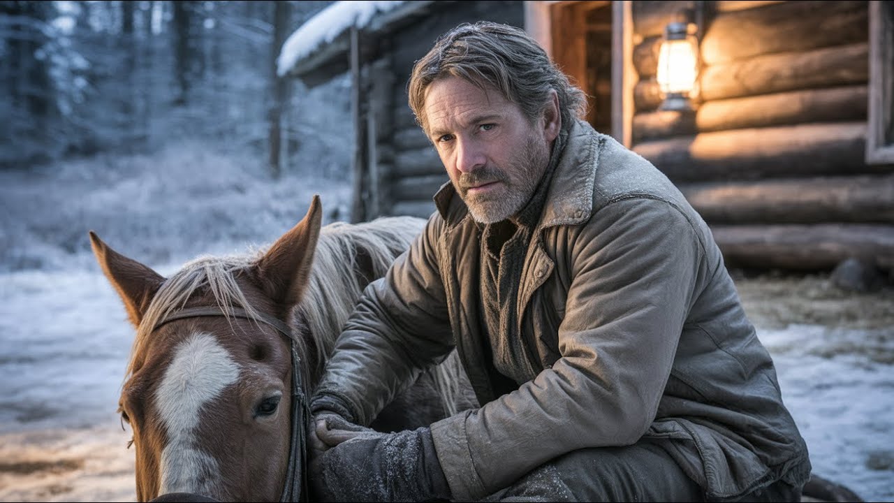 Incredible Mountain Man Discovers Freezing Mustangs at His Gate — His Touching Act Transforms th...