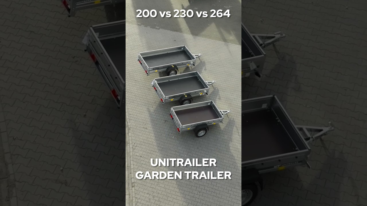 Przyczepa 200, 230 czy 264? Unitrailer Garden Trailer