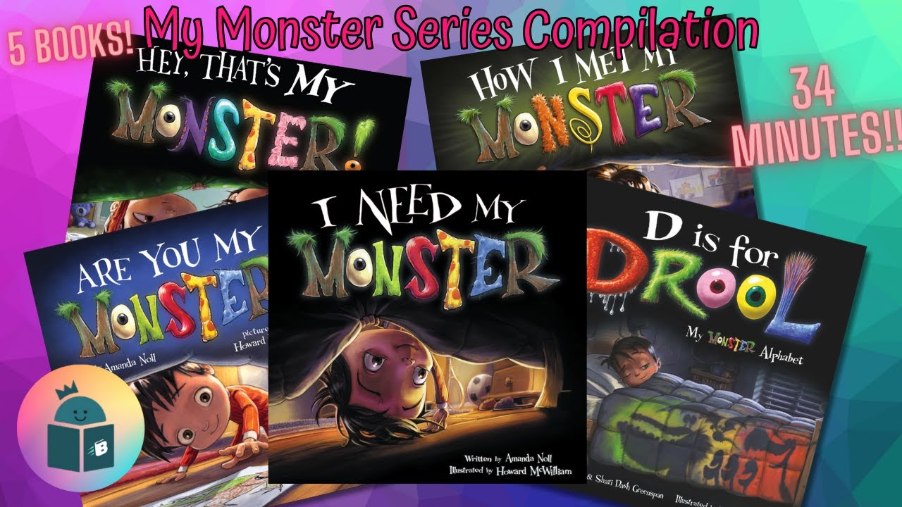 I Need My Monster Series Five Book Read Aloud Compilation - 34 minutes Halloween