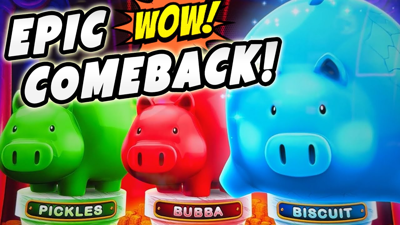 EPIC Comeback! 95% Down to Profit! Piggy Bankin Break In slot at M Resort in Las Vegas!