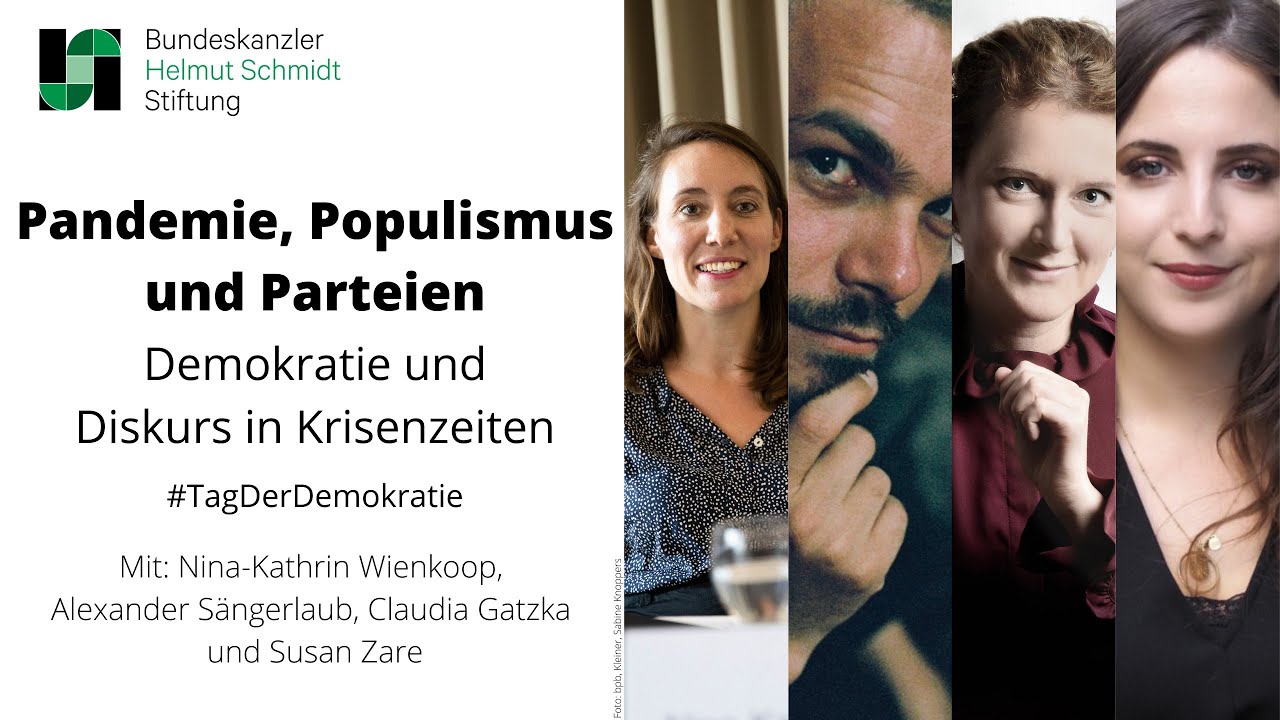 Pandemie, Populismus und Parteien - Demokratie und Diskurs in Krisenzeiten | Online-Diskussion