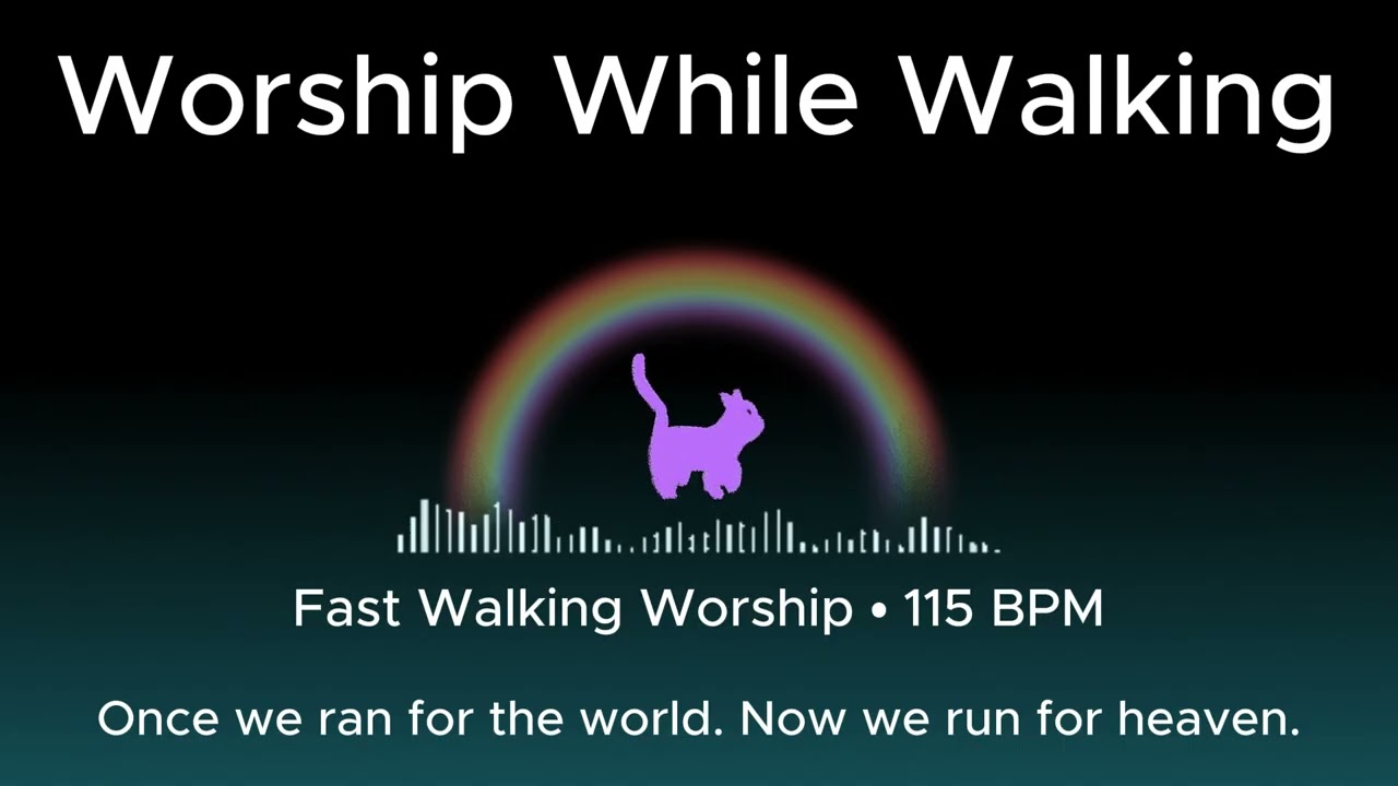 Christian Walking Music 115 BPM | 2 Hours Christian Workout Worship | 4 Bible Verses