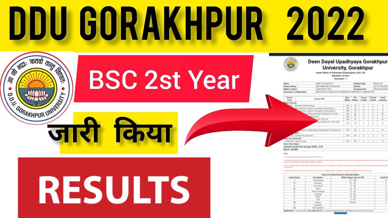 DDU Result Bsc 2nd Year 2022