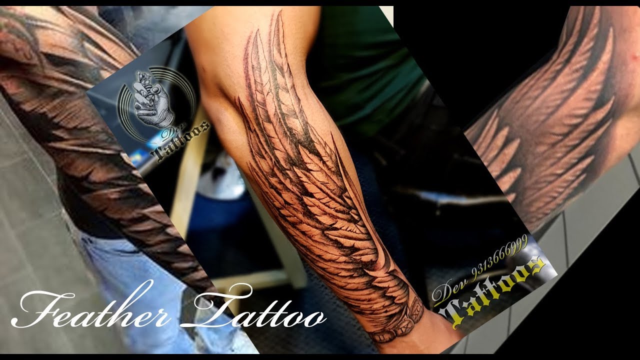 Feather tattoo For Men | Hawk Feather Tattoo | Eagle Feather Tattoo | Tattoo For Mens | Boys Tattoo