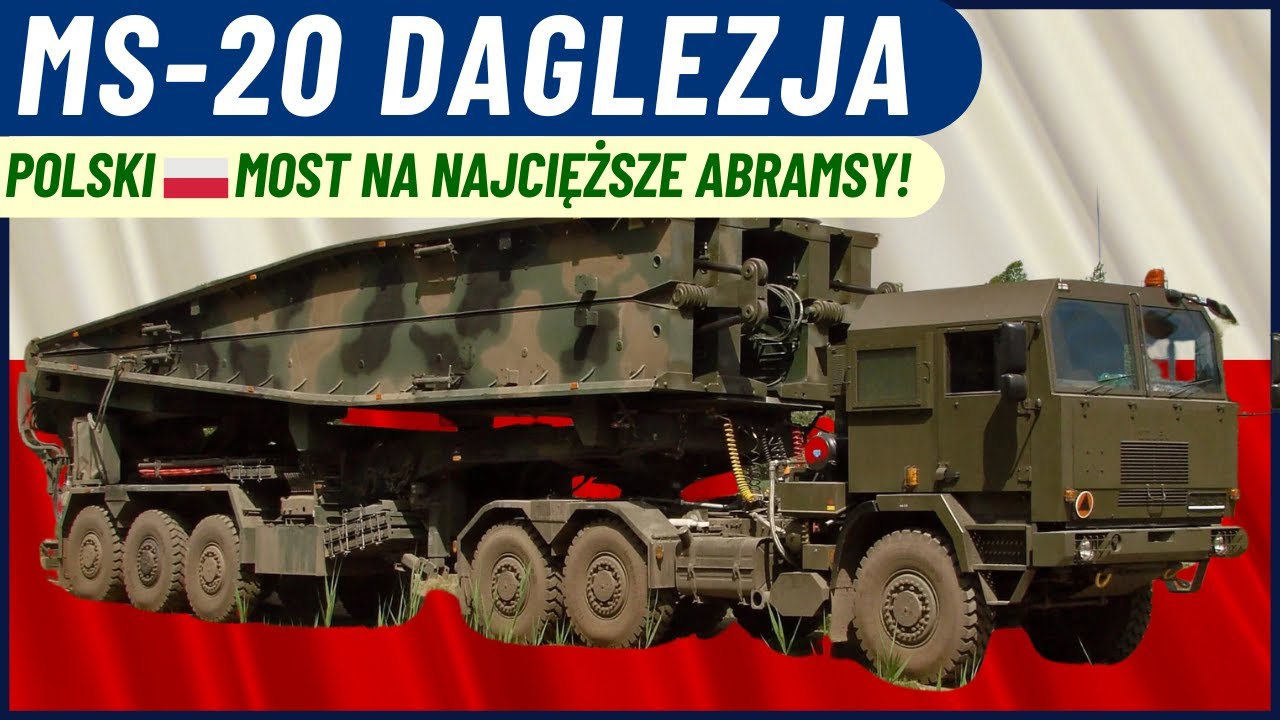 Inżynieryjna perełka: polski most towarzyszący MS-20 Daglezja certyfikowany na Abramsy M1A2 SEPv3!