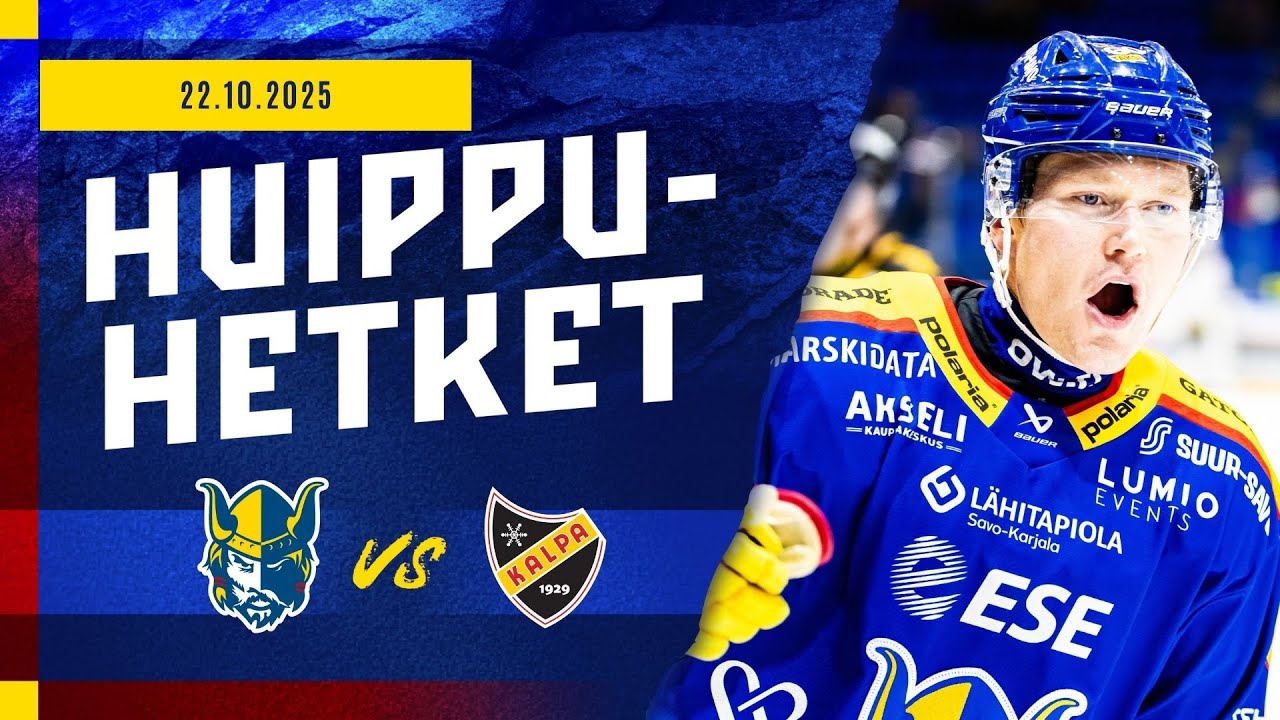Huippuhetket: Jukurit&ndash;KalPa 22.10.2025