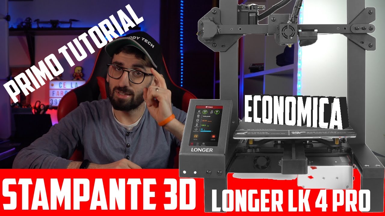 Stampante 3D ECONOMICA | LONGER LK 4 PRO | Mi ha STUPITO !
