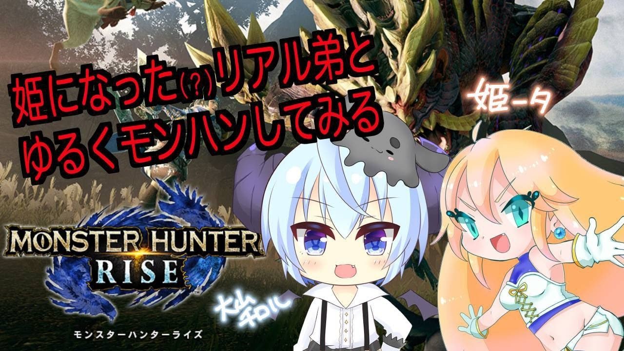 姫になったリアル弟とゆるくモンハン