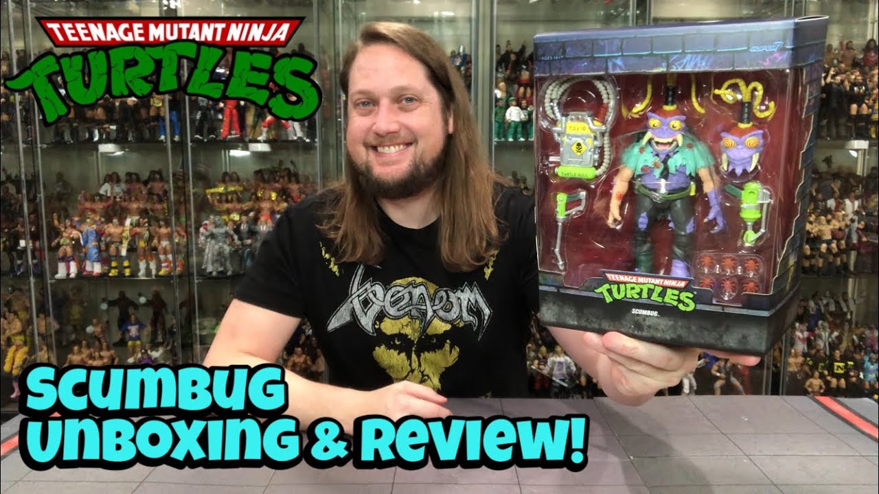 Scumbug Super 7 Teenage Mutant Ninja Turtles Unboxing & Review!