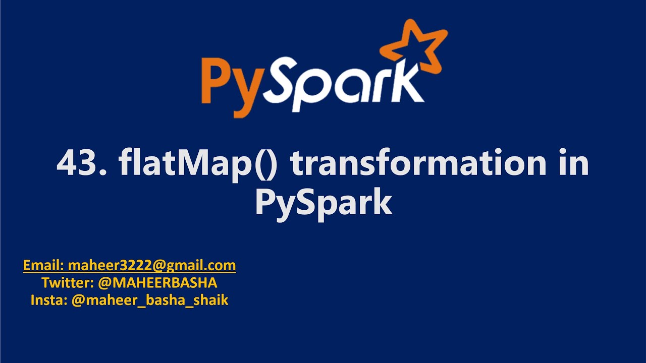 43. flatMap() transformation in PySpark | Azure Databricks #spark #pyspark #azuresynapse #azure
