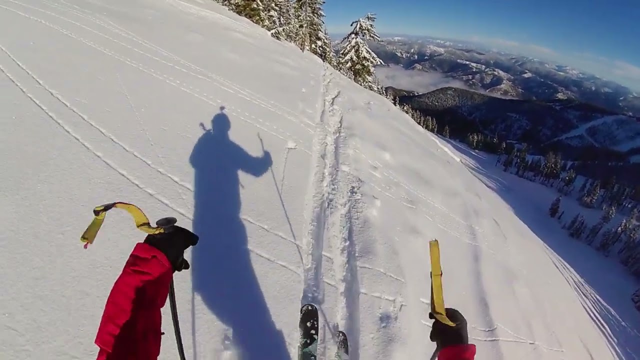 Silver Mountain: Skiing Wardner Traverse & W19