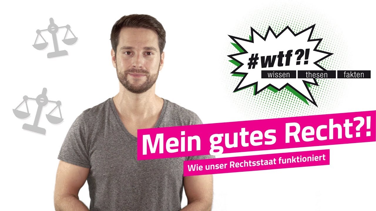 Wie funktioniert unser Rechtsstaat? Mirko Drotschmann erklärt die wichtigsten Begriffe.