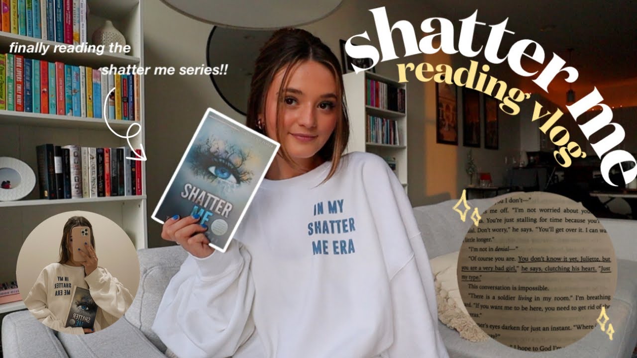 shatter me reading vlog ☁️ *spoiler free*