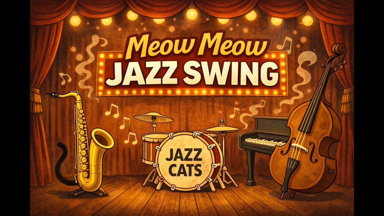 🐱🎷Jazz bajo las luces del Bar - Jazz para creatividad y concentración.🐱🎷