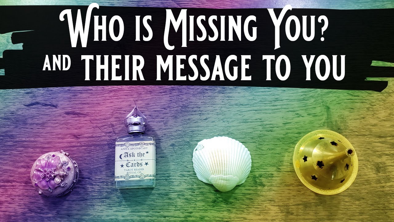 💜🔮WHO IS MISSING YOU? 🔮💜 Tarot Pick a Card
