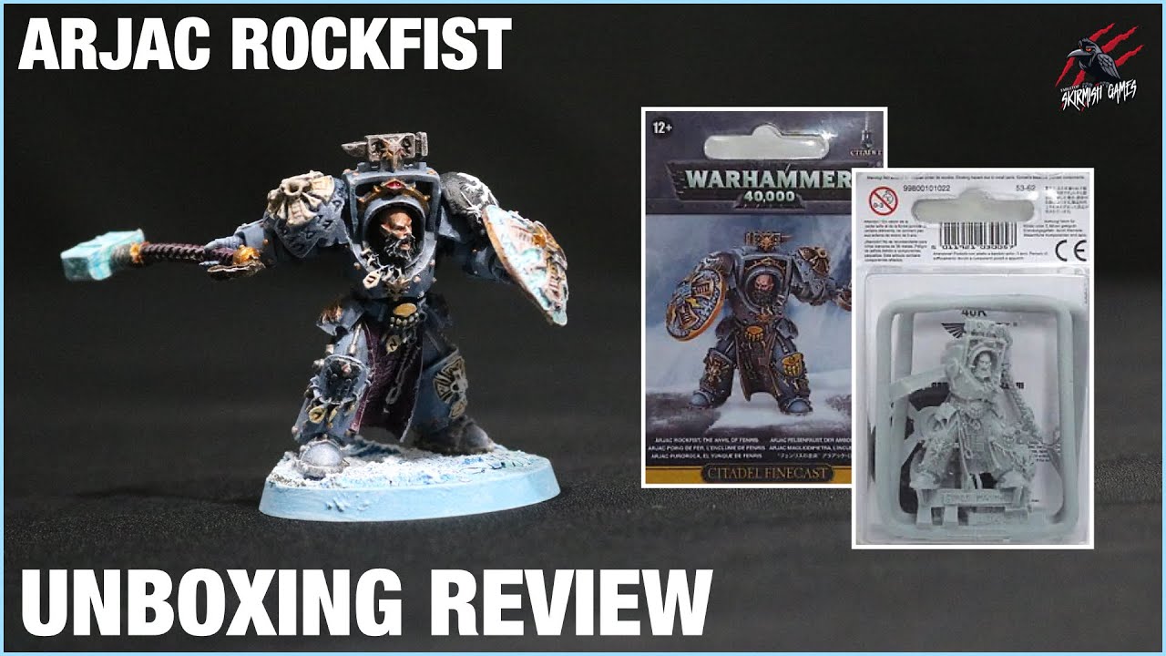 ARJAC ROCKFIST UNBOXING REVIEW - Space Wolves Finecast Character Fenrir's Anvil