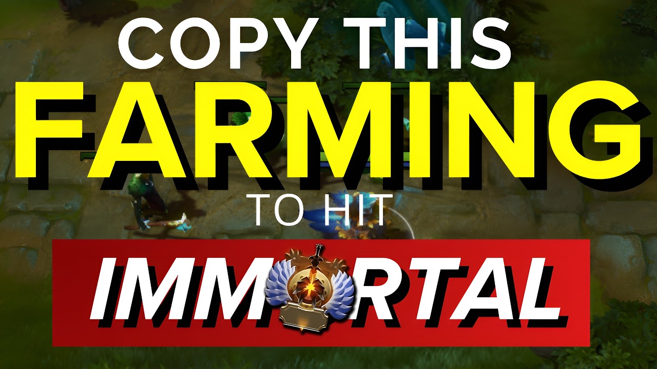 The BEST Farming Pattern Pros Use to Farm FASTER Than You - Dota 2