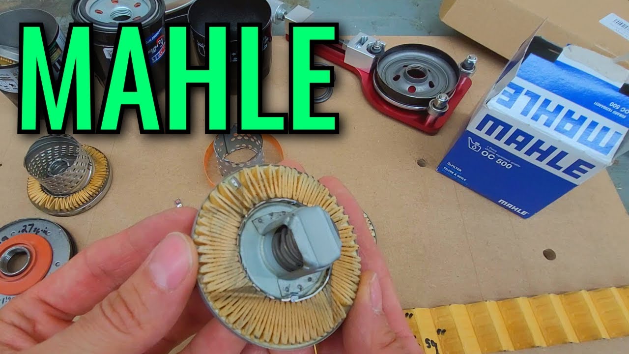 MAHLE oil filter cut open! 🛢🛢🛢 No anti-drainback valve!!!