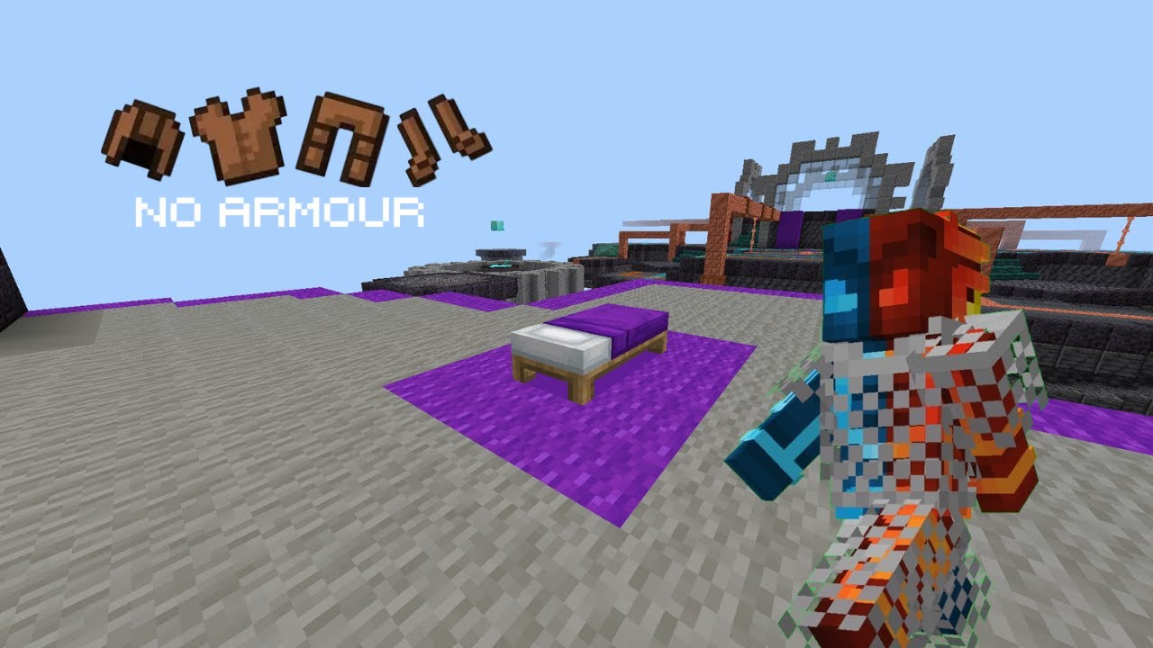 Pure BedWars Gameplay | CubeCraft No Armor Run