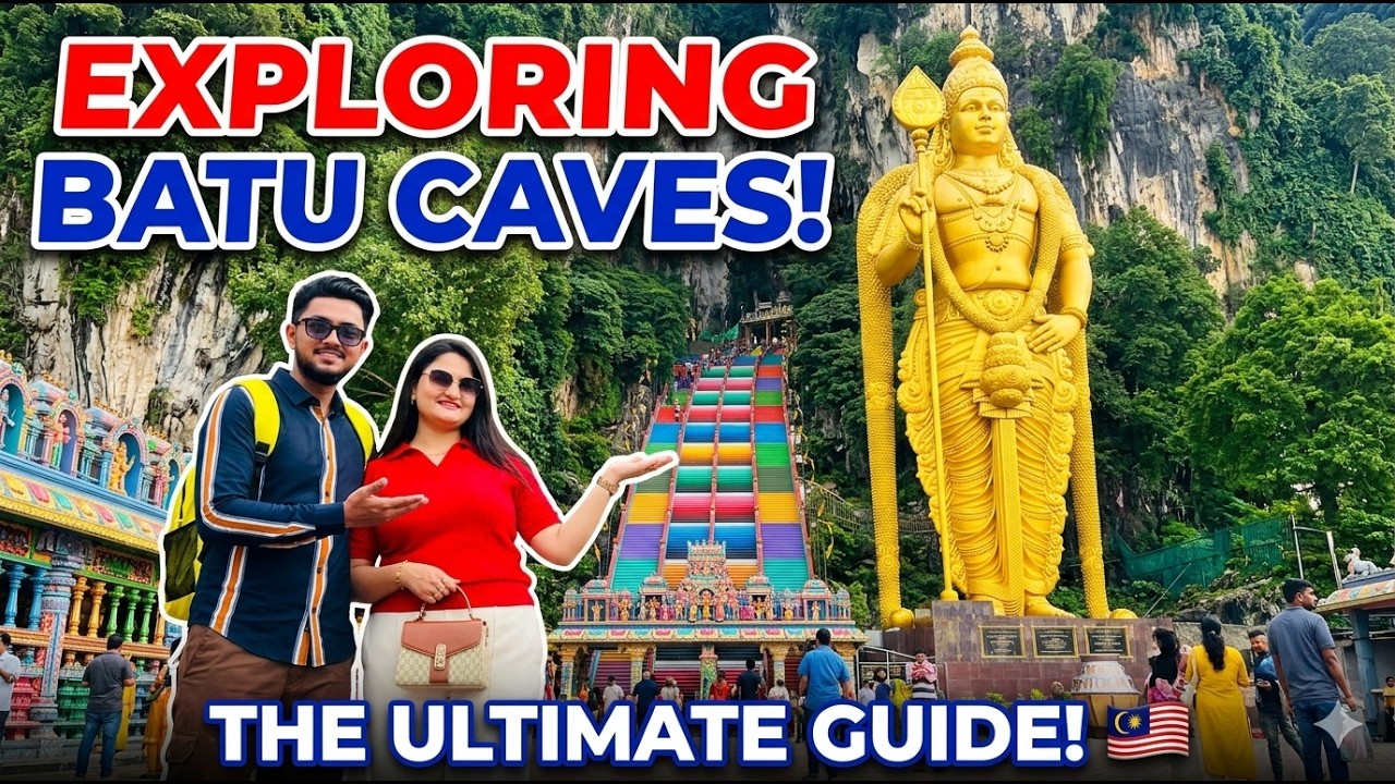 Batu Caves Malaysia Travel Guide 🇲🇾 | How to Reach by MRT & KTM Train (Budget Friendly!)