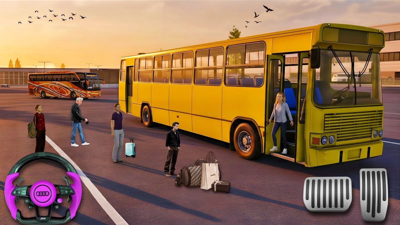 DRIVEING BUS 🚌 SIMULATOR XTRIME – Realistic City Bus Driving | Passenger🚶‍♂️Pick & Drop Challenge 