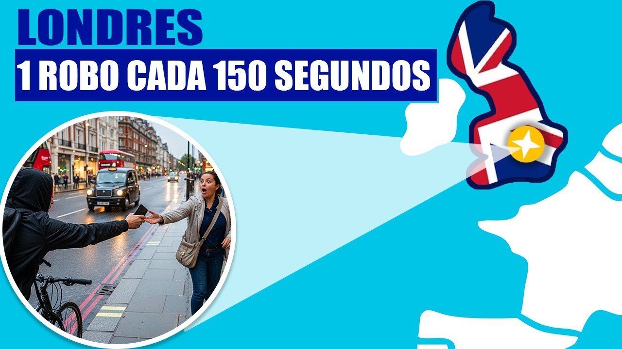 ¿Por Qué Nadie Puede Detener los Robos en Londres? La Geografía de la Inseguridad en Europa.