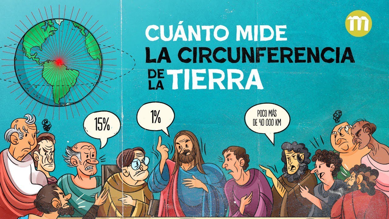 Eratóstenes, hace 2300 años, midió la circunferencia de la Tierra (Explicado con pizza)