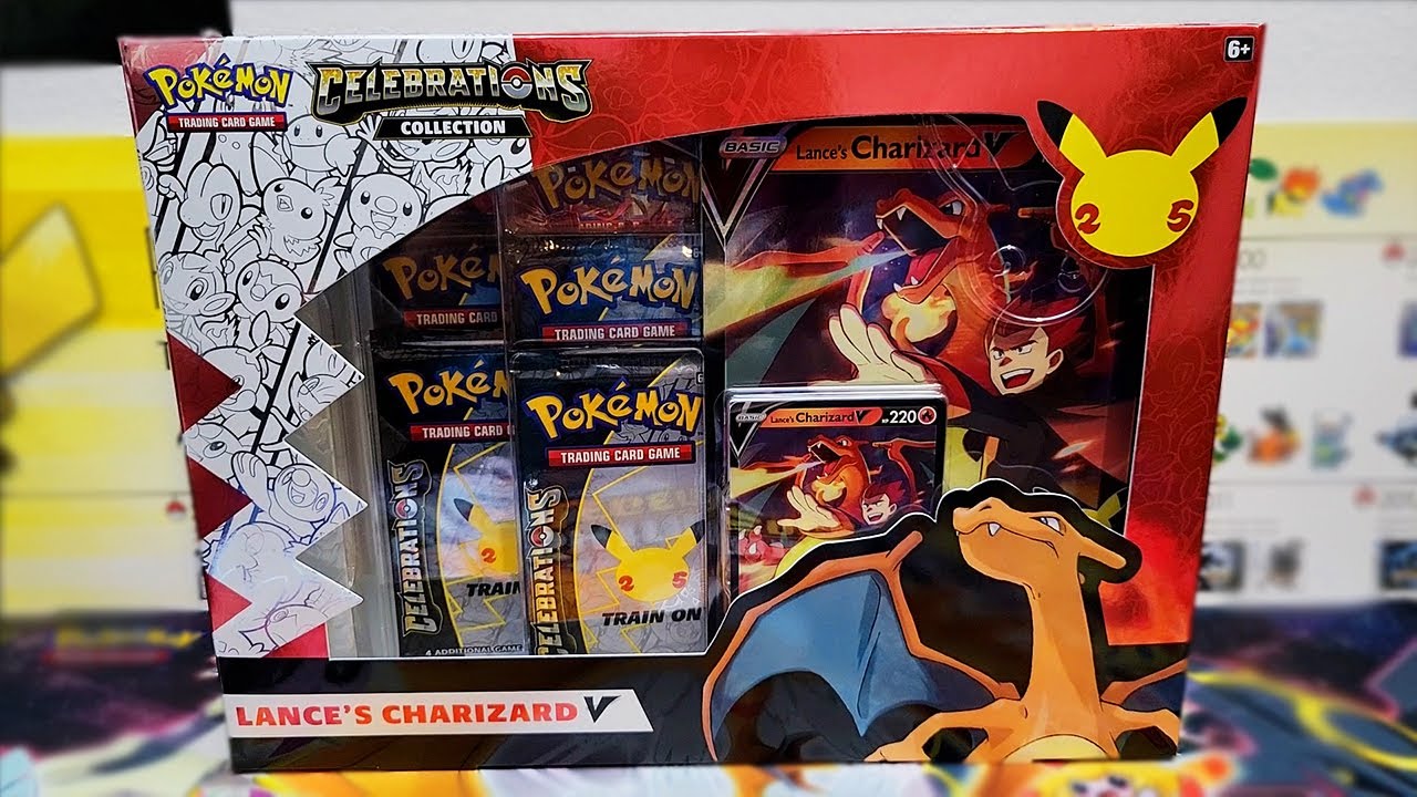 Lance's Charizard V Box Opening (Pokemon Celebrations)