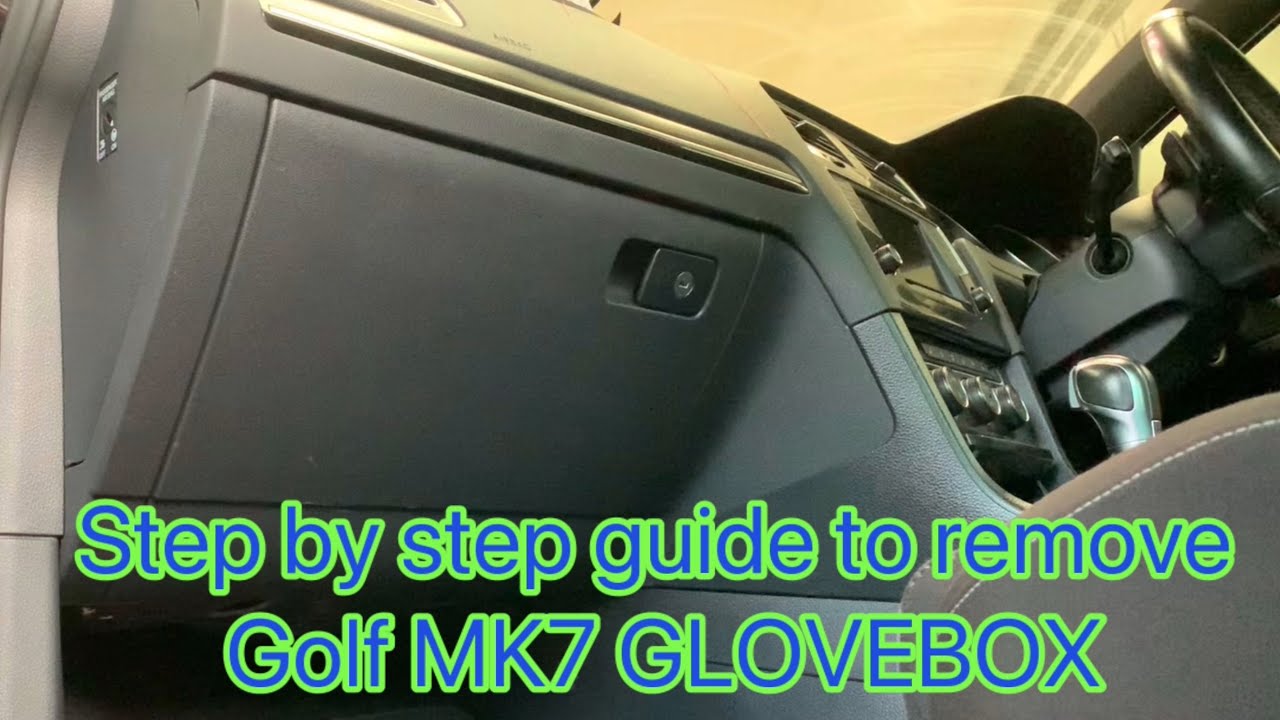 Golf MK7 Glovebox removal, dashboard access hidden fuses heater matrix. Step by step DIY guide.