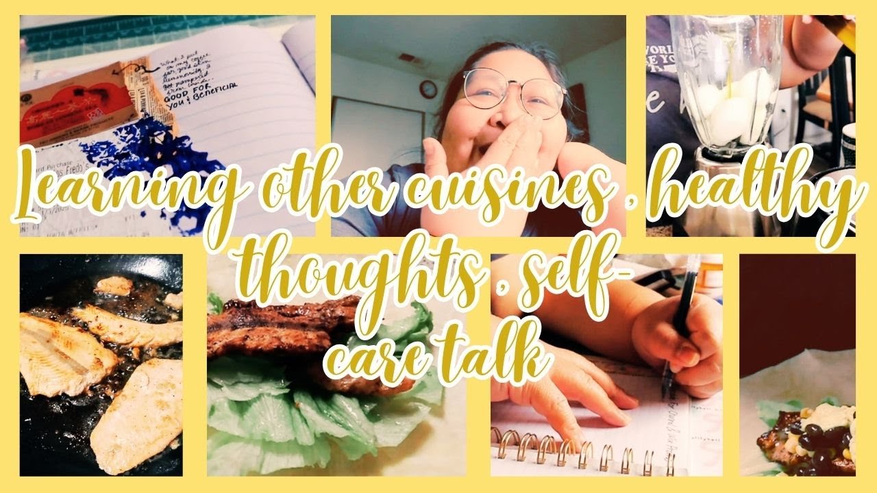 Creative and culinary moments, Cooking salmon, self-care talk, learn to cook journey