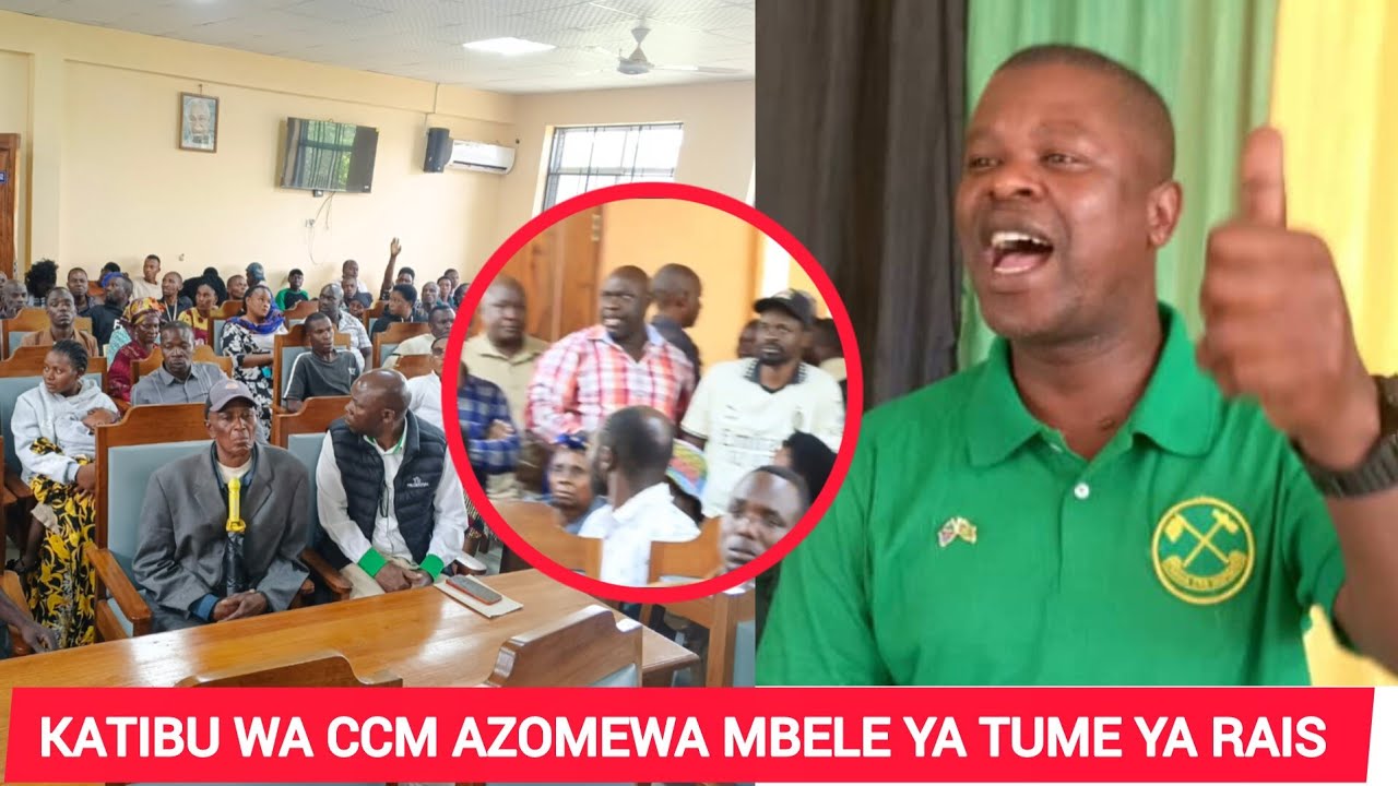 KATIBU WA CCM TARIME AZOMEWA MBELE YA TUME YA RAIS YA UCHUNGUZI, AMTAJ HECHE NA KUZUNGUMZA HAYA