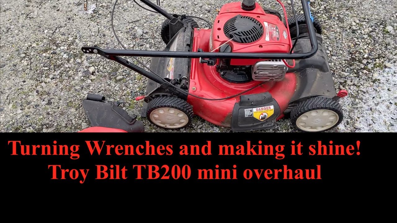 Troy Bilt TB200 basic maintenance and cleaning