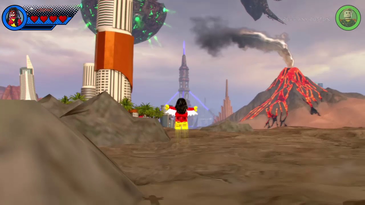 (Hidden City!) Lego Marvel Superheroes 2 Under The Map and Behind World Border(Glitch)