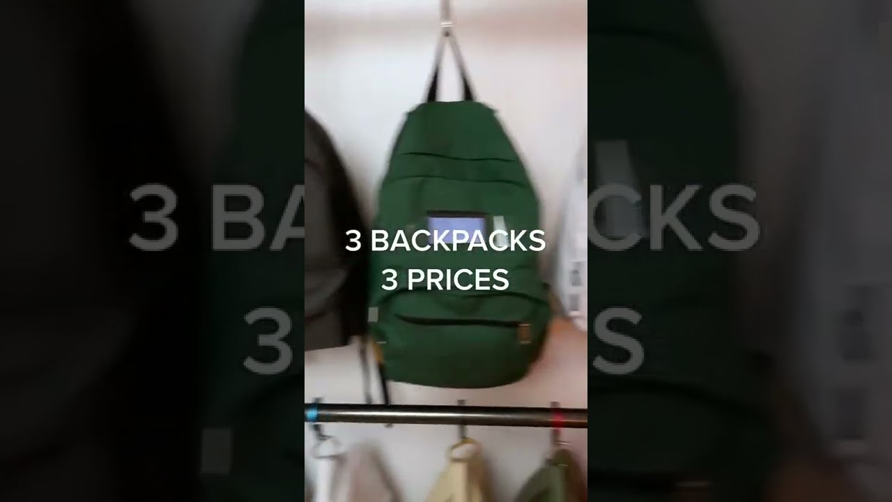 Comparing 3 DIFFERENT backpacks #shorts