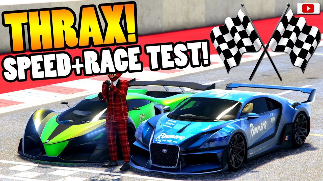 😍🏁Traum Handling!😍🏁 THRAX Speed + Race Test! [GTA 5 Online Diamond Casino Update DLC]
