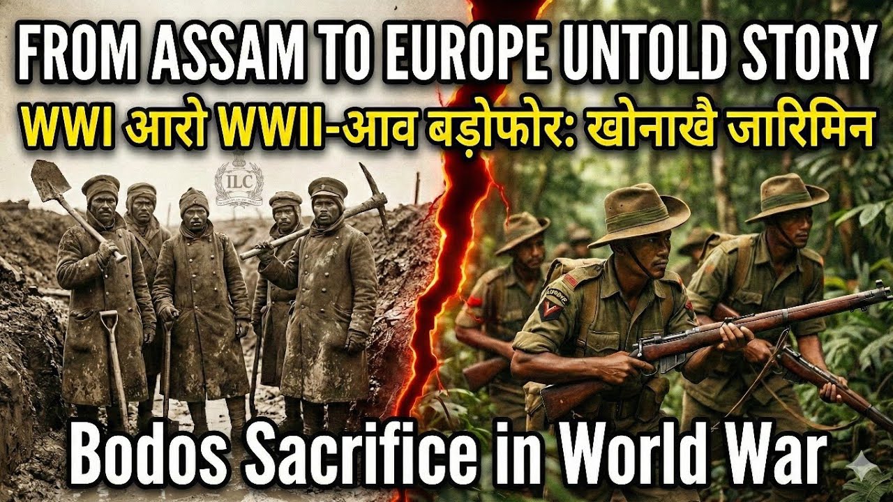 Bodos in WWI & WWII: The Untold Story from Assam to Europe | WWI आरो WWII-आव बड़ोफोरनि बिहोमा
