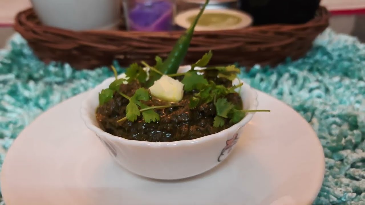 सर्दियों के लिए परफेक्ट स्पेशल – पालक साग रेसिपी@KrishaaSharma #palaksaag #HomeCooking