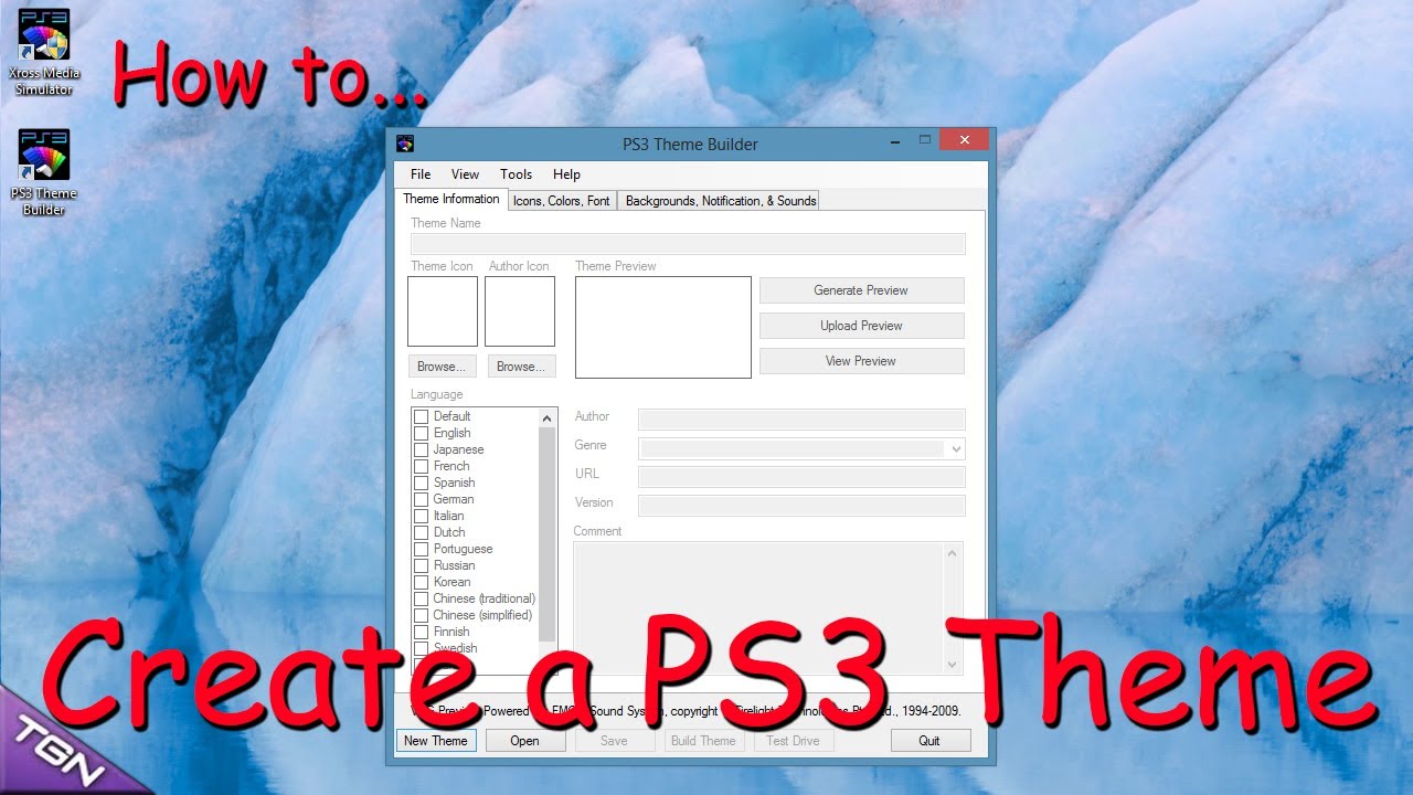 How to Create a PS3 Theme - Update Tutorial