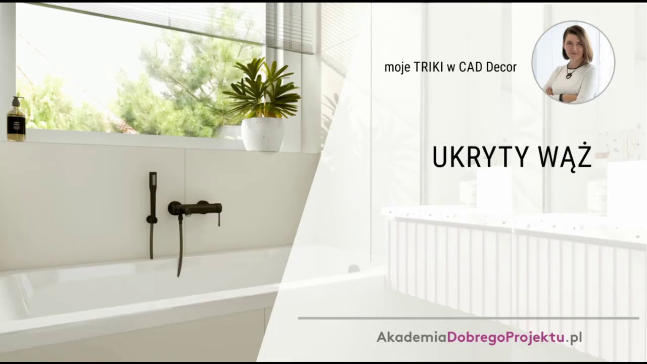 CAD DEKOR - moje TRIKI w CAD Decor - znikający wąż