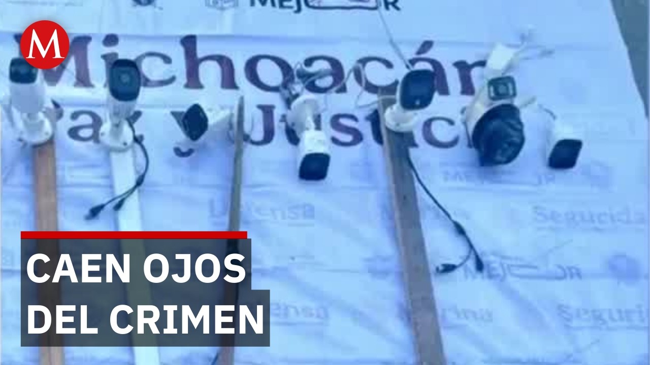 Golpe al monitoreo criminal: Retiran cámaras ilegales en municipios de Michoacán