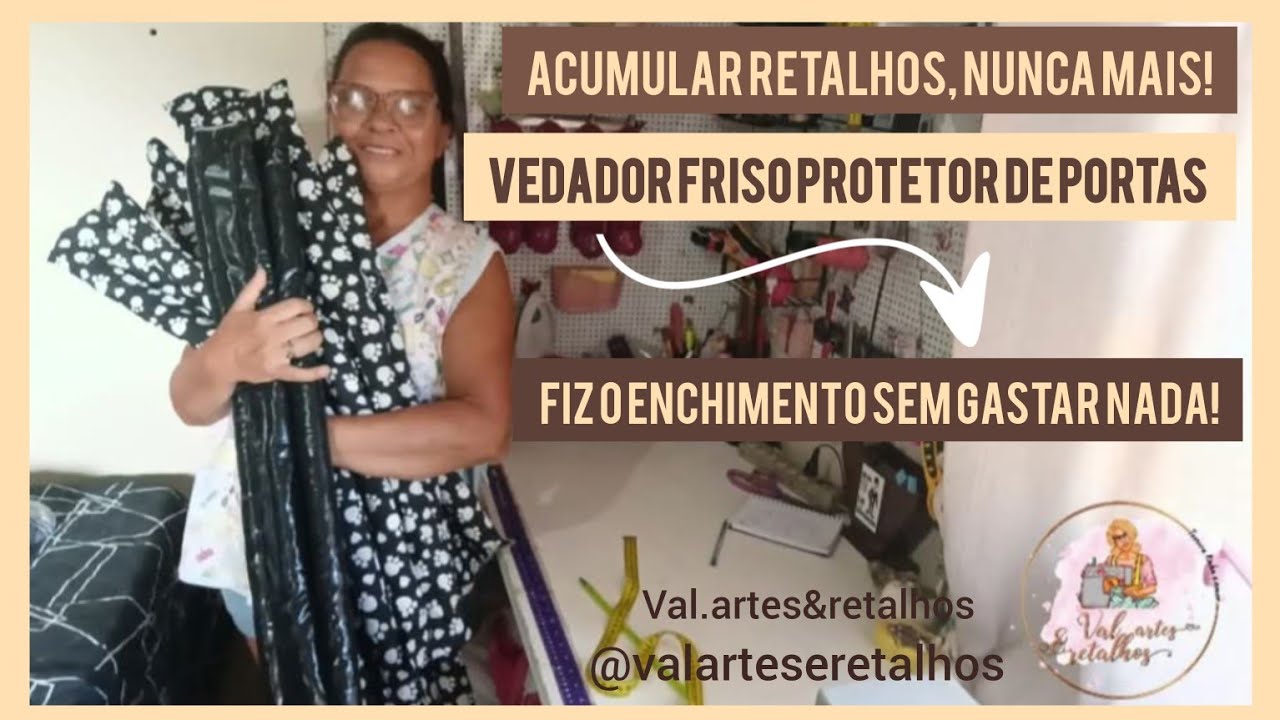 Como fazer:Vedador/Friso de porta. A peça que não pode faltar na residência do seu cliente #retalhos