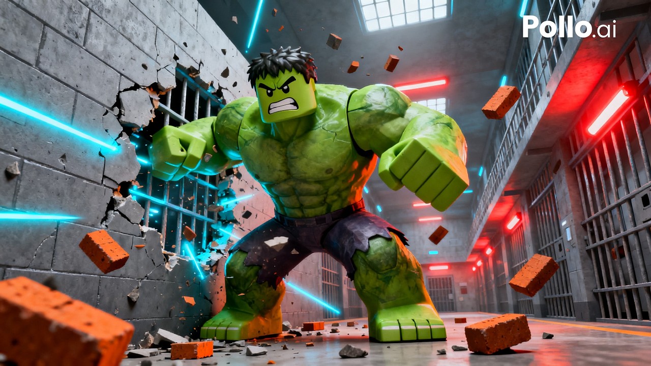 HULK SMASH! 🟢 Can I Escape the World's Hardest Prison? (Roblox)